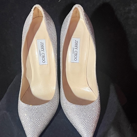 JIMMY CHOO- stilettos-  Swarovski Crystals - Cinderella has entered the building - Picture 4 of 8